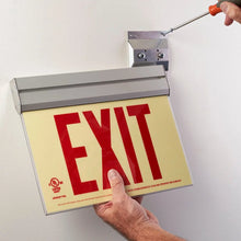 Load image into Gallery viewer, Photoluminescent Exit Sign with Acrylic Frame 50FT

