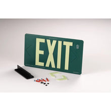 Load image into Gallery viewer, Photoluminescent Exit Sign for Outdoor and Wet Locations 100FT
