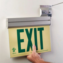 Load image into Gallery viewer, Photoluminescent Exit Sign with Acrylic Frame 50FT
