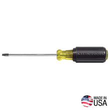 Load image into Gallery viewer, Klein Tools T20 TORX® Screwdriver Round Shank Cushion-Grip™

