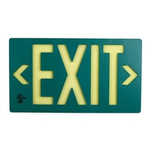 Load image into Gallery viewer, Photoluminescent Exit Sign 100FT
