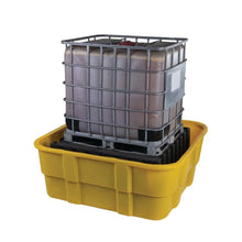 Load image into Gallery viewer, Eagle Manufacturing 400 Gallon Sump Capacity IBC Containment Unit with Polyethylene Platform No Drain Yellow (view 2 of 5)
