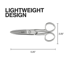 Load image into Gallery viewer, Klein Tools Electrician's Scissors 5-1/4-Inch

