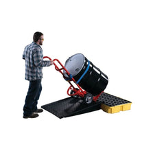 Load image into Gallery viewer, Eagle Manufacturing 2 Drum 30 Gallon Sump Capacity Modular Spill Containment Platform without Drain Yellow (view 3 of 5)
