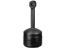 Load image into Gallery viewer, Justrite 4 Gallon Plastic Outdoor Ashtray, Original Smoker's Ceasefire®, Deco Black - 26800D
