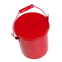 Load image into Gallery viewer, Eagle Manufacturing 6 Quart Steel Bench Can Dasher Screen with Lid Red (view 3 of 5)
