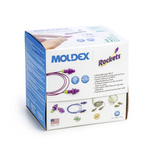 Load image into Gallery viewer, Moldex Rockets® Reusable Earplug with Pocket-Pak and Cloth Cord 6420, NRR 27dB
