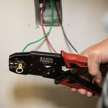 Load image into Gallery viewer, Klein Tools 3005CR Ratcheting Crimper 10-22 AWG - Insulated Terminals
