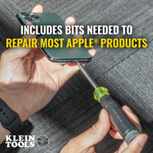 Load image into Gallery viewer, Klein Tools 27-in-1 Multi-Bit Precision Screwdriver with Apple® Bits
