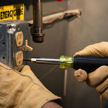 Load image into Gallery viewer, Klein Tools 32500 Multi-Bit Screwdriver / Nut Driver 11-in-1 Ph Sl Sq TORX Bits
