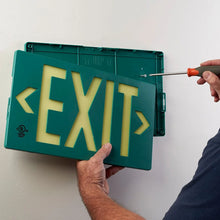 Load image into Gallery viewer, Photoluminescent Exit Sign 50FT
