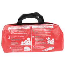 Load image into Gallery viewer, Sellstrom Emergency Fire Blanket 5 ft x 6 ft Uncoated Fiberglass with Vinyl Duffel Bag (view 4 of 5)
