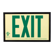 Load image into Gallery viewer, Photoluminescent Exit Sign with Plastic Frame 50FT
