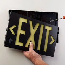 Load image into Gallery viewer, Photoluminescent Exit Sign 50FT

