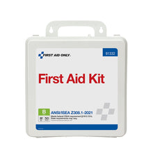 Load image into Gallery viewer, First Aid Only 50 Person ANSI B Plastic First Aid Kit, ANSI 2021 Compliant
