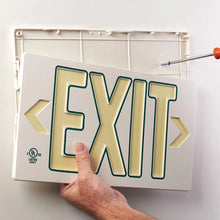 Load image into Gallery viewer, Photoluminescent Exit Sign 50FT
