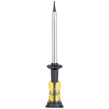 Load image into Gallery viewer, Screwdriver with yellow handle and black shaft on a white background
