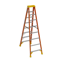 Load image into Gallery viewer, Werner 8ft Type IA Fiberglass Step Ladder 6208
