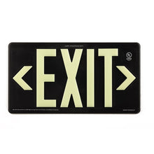 Load image into Gallery viewer, Photoluminescent Exit Sign for Outdoor and Wet Locations 100FT
