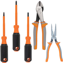 Load image into Gallery viewer, Klein Tools Basic 1000V Insulated Tool Kit 1000-Volt 8-Piece
