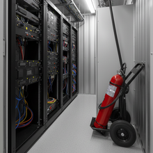 Load image into Gallery viewer, Buckeye 50 lb CO2 Wheeled Fire Extinguisher 20-B:C
