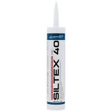Load image into Gallery viewer, Silicone sealant tube labeled 'Siltex 40' with Ever kem branding on a white background
