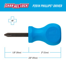 Load image into Gallery viewer, Channellock #2×1.5″ Phillips Screwdriver w/ Hang Tag
