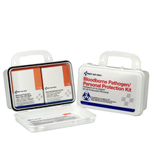 Load image into Gallery viewer, First Aid Only Bloodborne Pathogen (BBP) Unitized Spill Clean Up Kit with CPR Plastic Case

