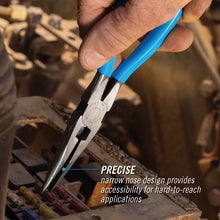 Load image into Gallery viewer, Channellock 8″ Long Nose Pliers w/ Side Cutter
