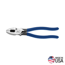 Load image into Gallery viewer, Klein Tools D2139NE Lineman's Pliers New England Nose 9-Inch
