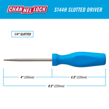 Load image into Gallery viewer, Channellock 1/4×4″ Slotted Screwdriver
