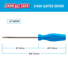 Load image into Gallery viewer, Channellock 1/4×6″ Slotted Screwdriver
