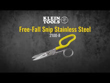 Load and play video in Gallery viewer, Klein Tools Free-Fall Snip Stainless Steel
