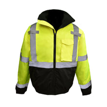 Load image into Gallery viewer, Radians SJ11QB Class 3 High Visibility Weatherproof Bomber Jacket with Quilted Built-in Liner

